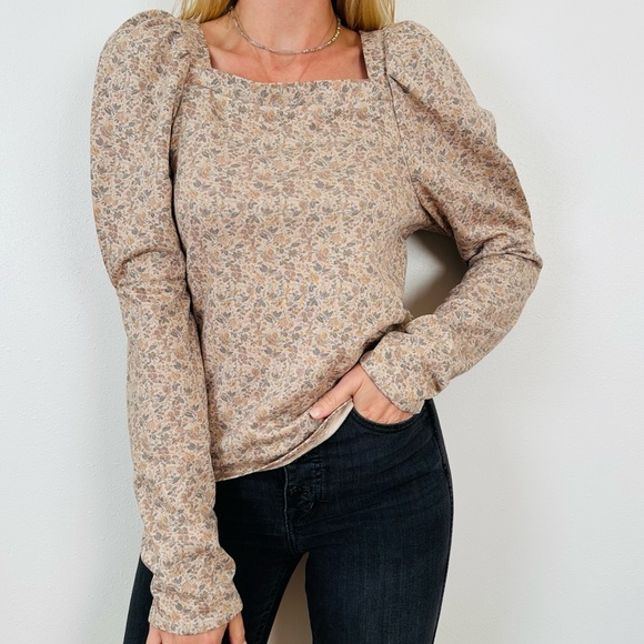 New Splendid Josephine Sweatshirt top pullover floral boho print - Picture 2 of 16